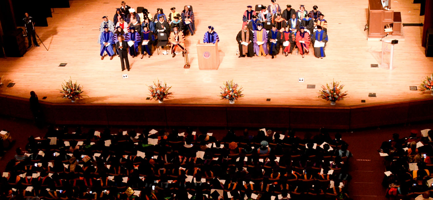 graduate school commencement ceremony