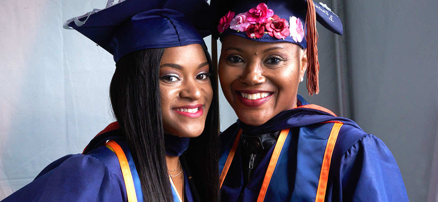 mother and daughter graduates